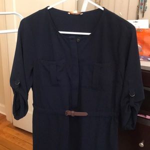 Navy utility dress